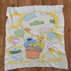Vintage Sesame Street Balloon Blanket